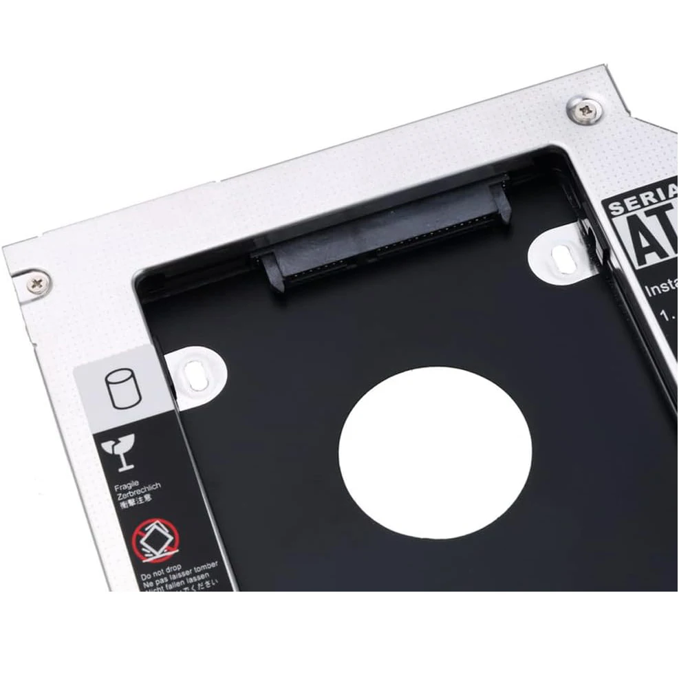 2nd 2.5 Hard Drive HDD Optical bay Caddy Bracket for Asus GL771JM N550LF F555L X540L X540LA X540LA-SI3020SP X450JF X554L R750jv