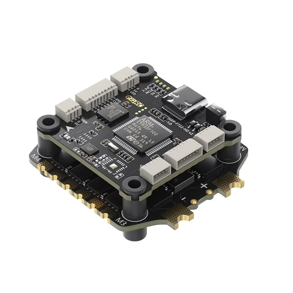 

GEPRC TAKER F722 F7 Flight Controller 3-6S with 5V 9V BEC BLS 60A / 80A V2 4in1 ESC Stack for RC Drone FPV Racing