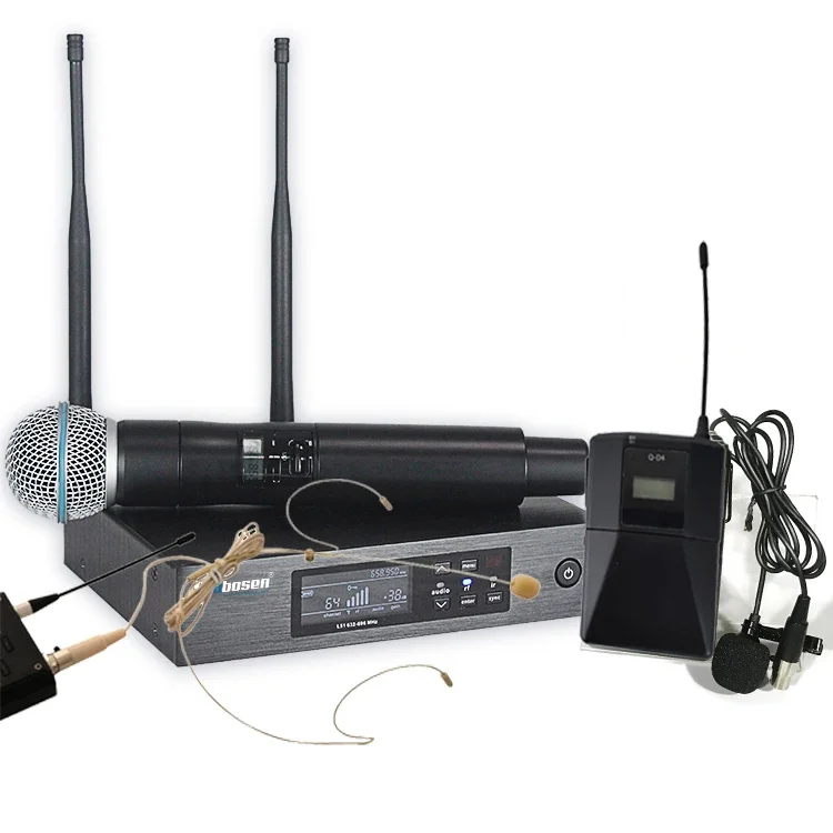 

professional wireless microphone system uhf single channel digital wireless microphone