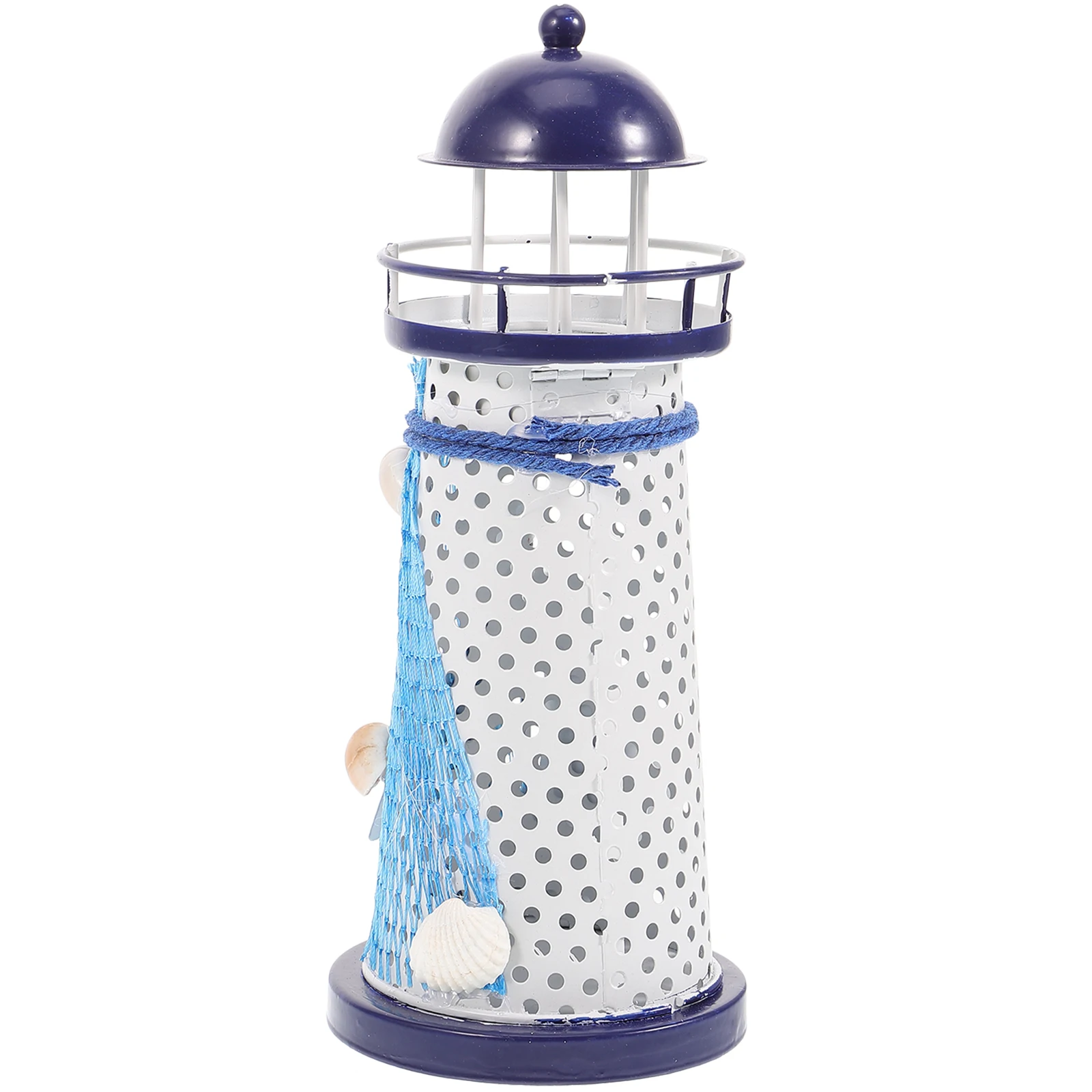 

Mediterranean Iron Tealight C Holder Home Decor Lighthouse Tealight C Holder Nautical Desk Accessories Party