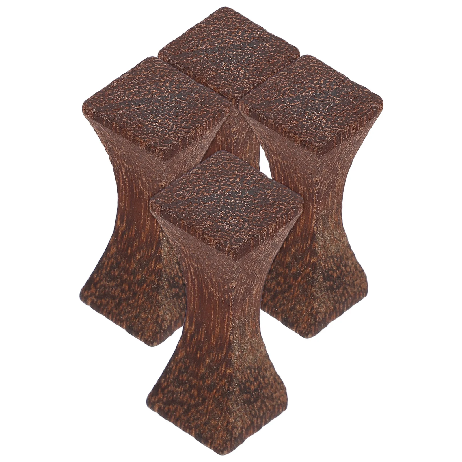 

4Pcs Wooden Chopstick Stand Chicken Wing Wood Material Non-Slip Spoon Fork Rest for Tableware Organization Japanese Style Dining