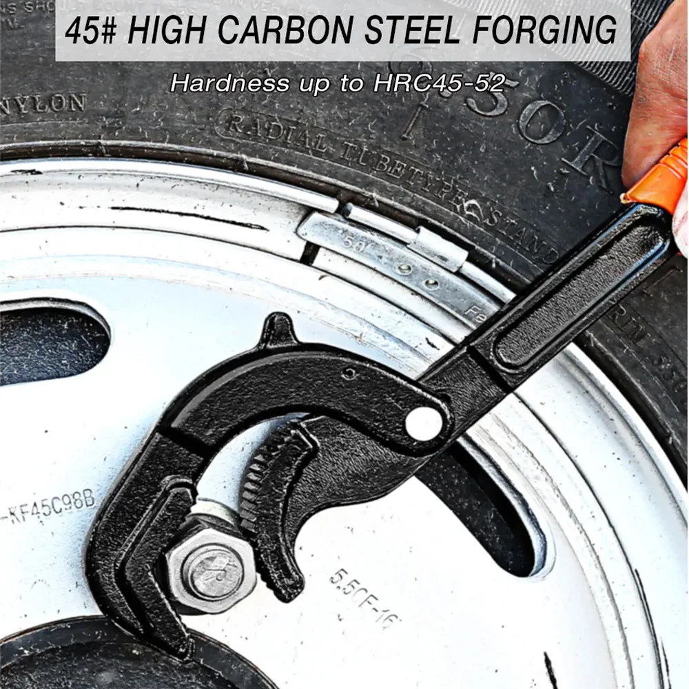 Klucz nastawny wielofunkcyjny, duży klucz do rur, klucz uniwersalny ze stali nierdzewnej do łazienki, narzędzie ręczne.