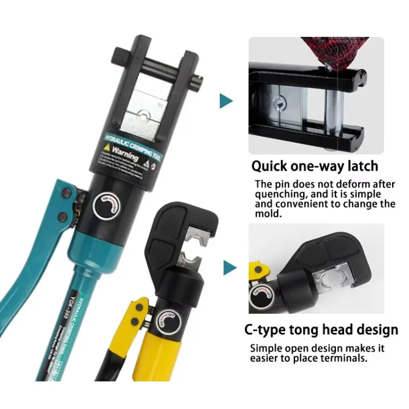 Alat Crimping Terminal Hidrolik YQK-70/120/240/300 Alat Crimper Hidrolik