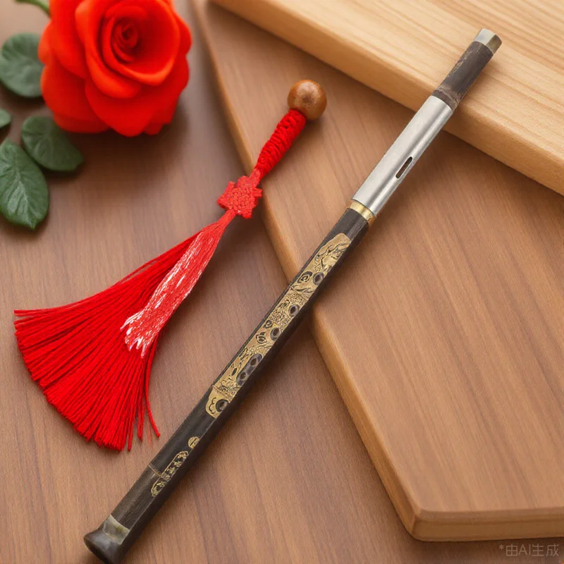 

Bamboo Bawu Flute Instrument Smooth Surface Traditional Chinese Folk Wind Musical Instrument Portable Vertical Blow