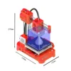 EasyThreed 미니 3D 프린터 K9 장난감 및 모델 인쇄, 어린이 선물 디자이너 및 DIY 3D 프린터 K7 키트 기계 FDM 블루 블랙 5