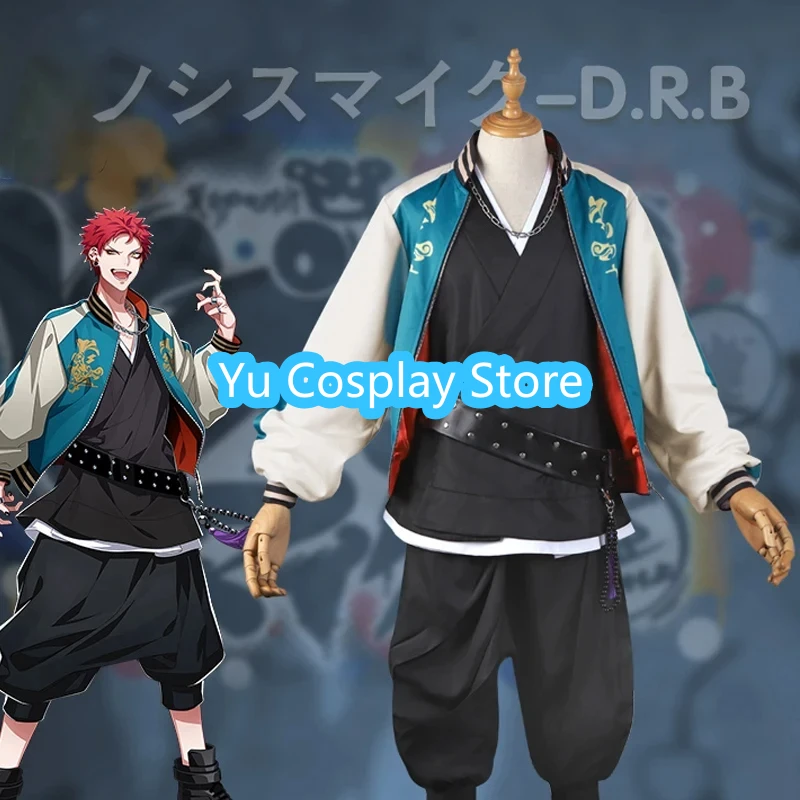 

Division Rap Battle Cosplay DRB Hypnosis Mic Kuko Harai Evil Monk Cosplay Costume Jacket Pant Suit Halloween Uniform Custom Made