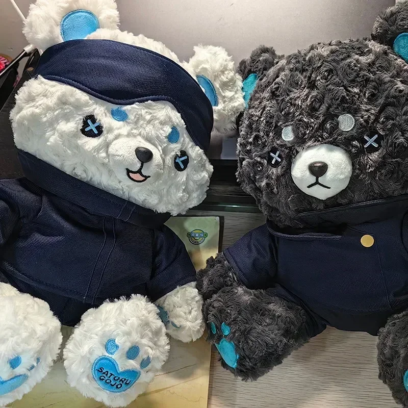 أنيمي Jujutsu Kaisen الشكل الدببة الضخمة جوجو ساتورو Fushiguro Megumi Itadori يوجي كوجيساكي نوبارا كاواي دمية محشوة هدية عيد ميلاد