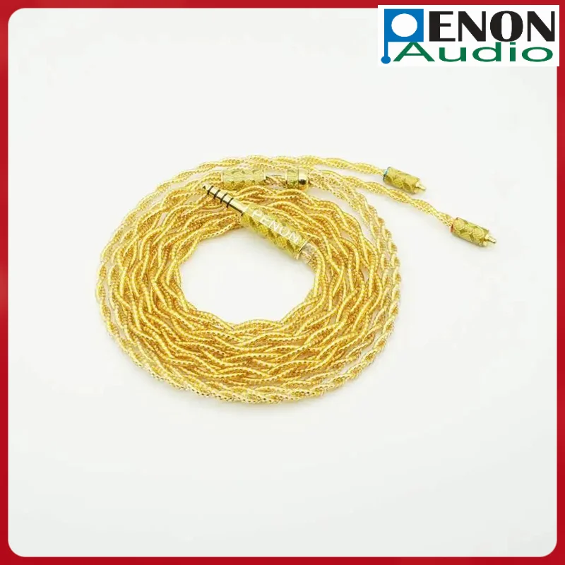 Penon Vocal 4 Shares 60 Cores OCC Silver-plated Plus Gold Foil Audiophile Earphone Replacement Cable IEM Upgrade Cable