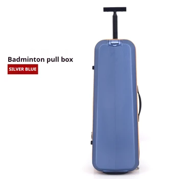 Mallette de rangement pour raquette de badminton, chariot de sport, 2 roues, étanche, fermeture éclair, haut de gamme