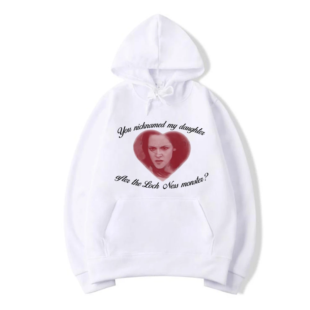 Twilight Hoodie Twilight Saga Y2k Style Bella Graphic Pullover Edward Jacob Hooded Sweatshirts Twilight Kawaii Hoodies Fans Gift