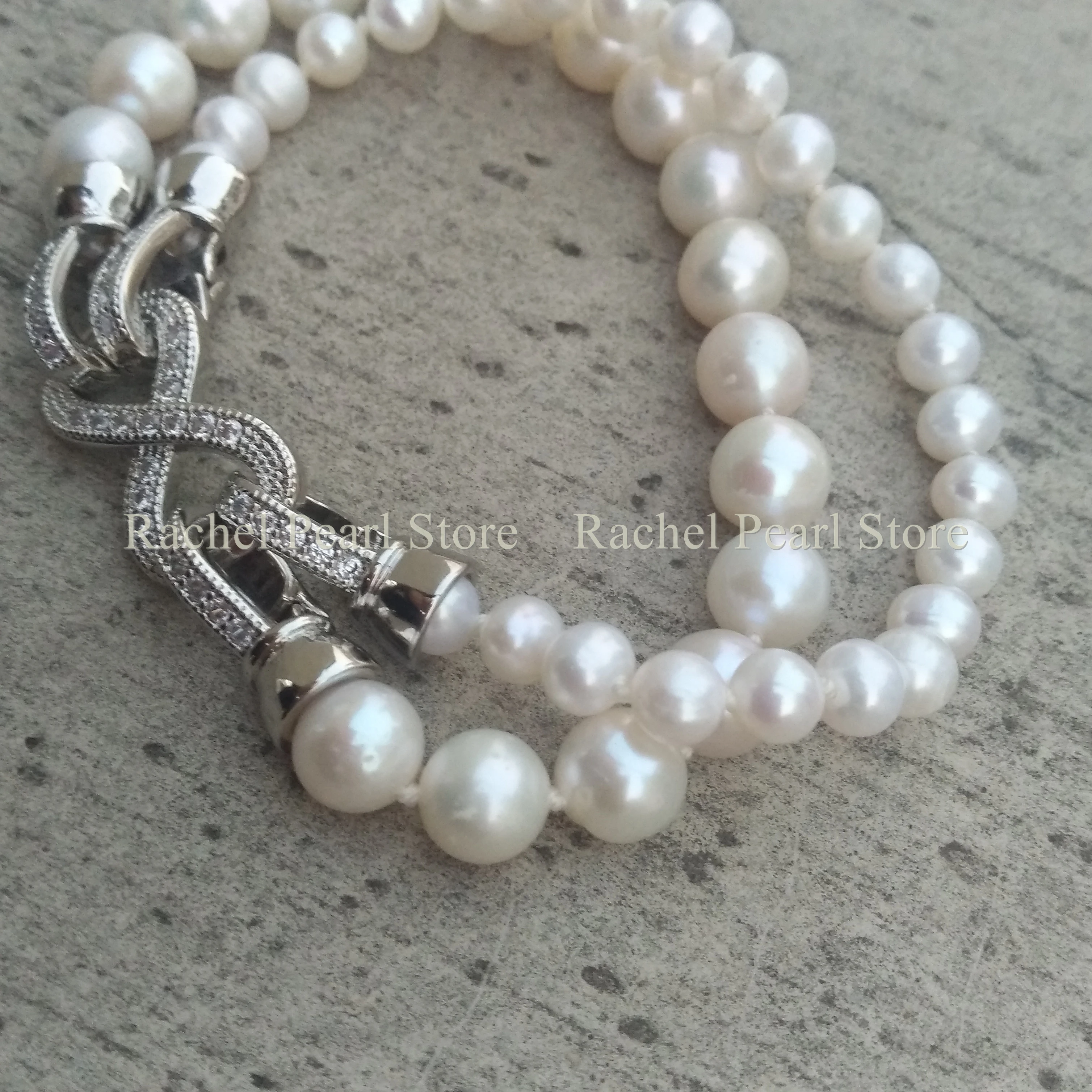 5-6mm 7-8mm Round White Akoya Real Natural Variable Pearl Necklace 16cm 17cm 18cm Exceptional Popular Nice Look