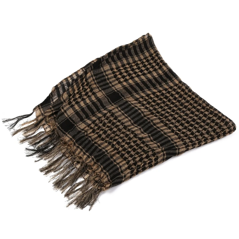 Military Keffiyeh Arab Scarf for Hunting, Cycling Shawl, Head Wrap Camo