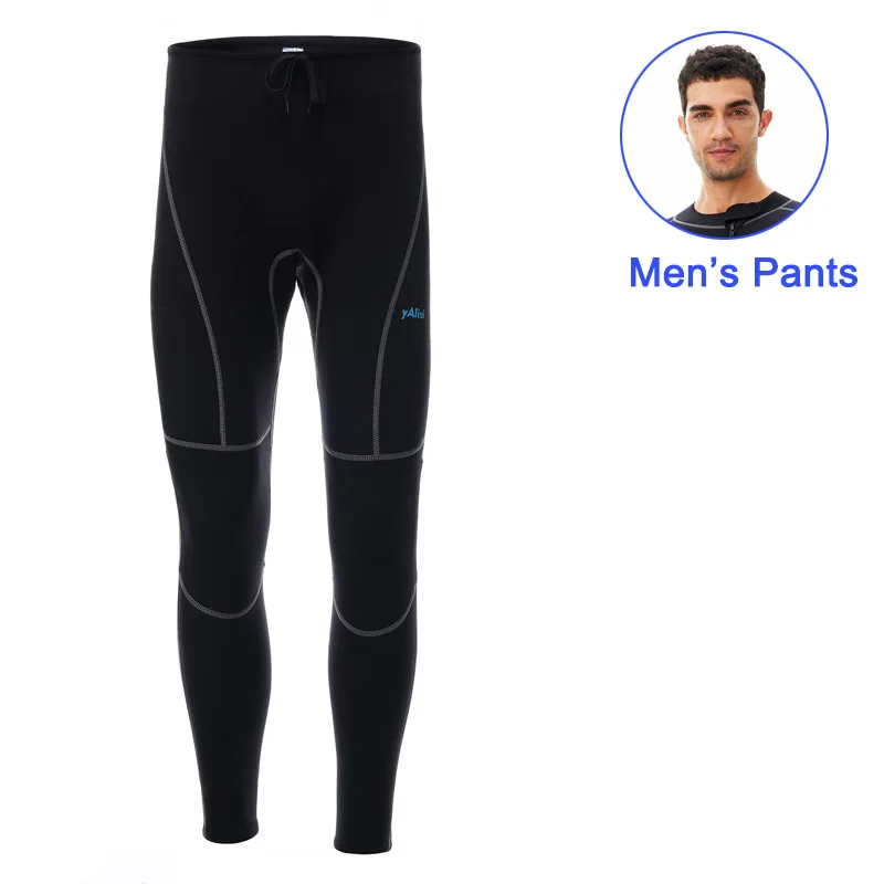 Calças de wetsuit 3mm neoprene inferior calças compridas para homens mulheres design de duas peças para mergulho natação mergulho surf