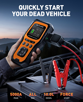 BUTURE 5000A Car Jump Starter with Full OBD Diagnosis 16800mAh Starting Device Outdoor Camping Lights Emergency Boosters