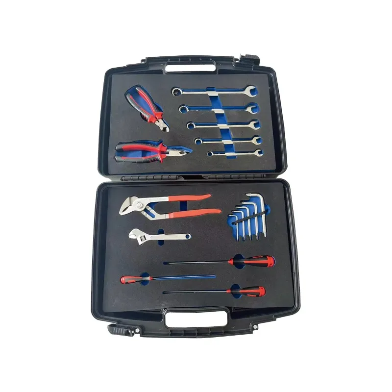17Pcs Non Magnetic Titanium Tool Set T1208 Multifunctional Titanium Hand Tools ForMedical Aviation Industrial Use