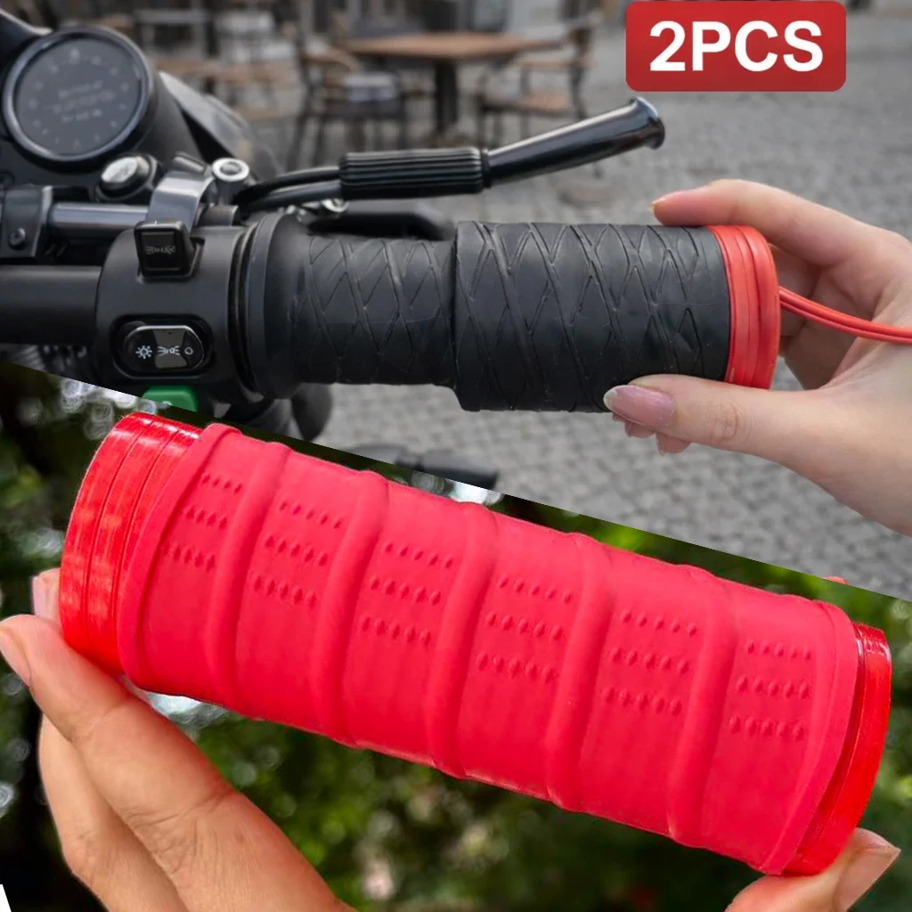 

2026 Motorcycle Accessories Non-Slip Silicone Handlebar Cover For Husqvarna Vitpilen 801 Svartpilen 801 701 401 250 Norden 901