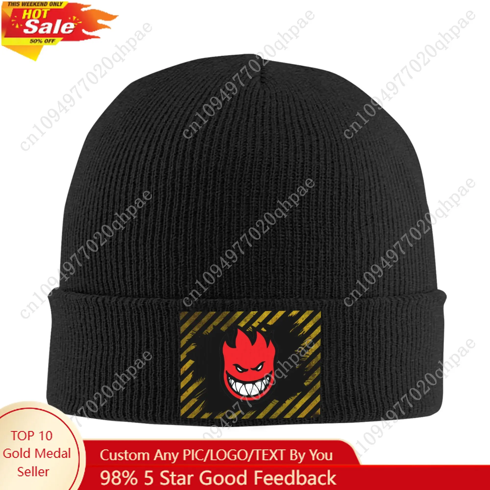 

Spitfire Skate Knitted Hats Winter Warm Beanies Cap Unisex Knit Bonnet Caps Fashion