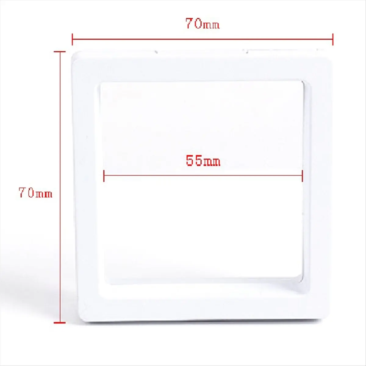 AB09 30 Pcs 3D Floating Coin Display Frame Stand Storage Boxes for Jewelry Ring Earrings Coin Medals Challenge Medal Holder A