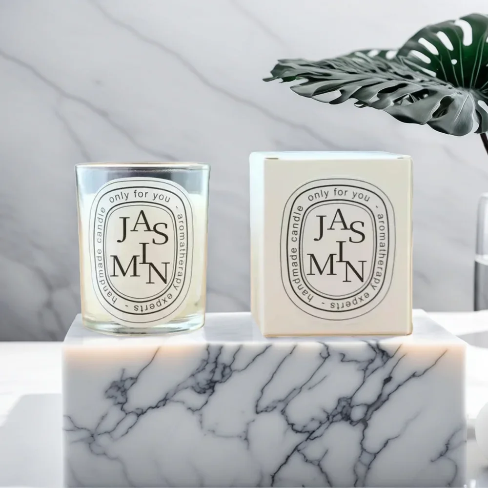 Vela perfumada con fragancia 2026, regalo romántico, tarro transparente, velas aromáticas, luz para invitados de boda