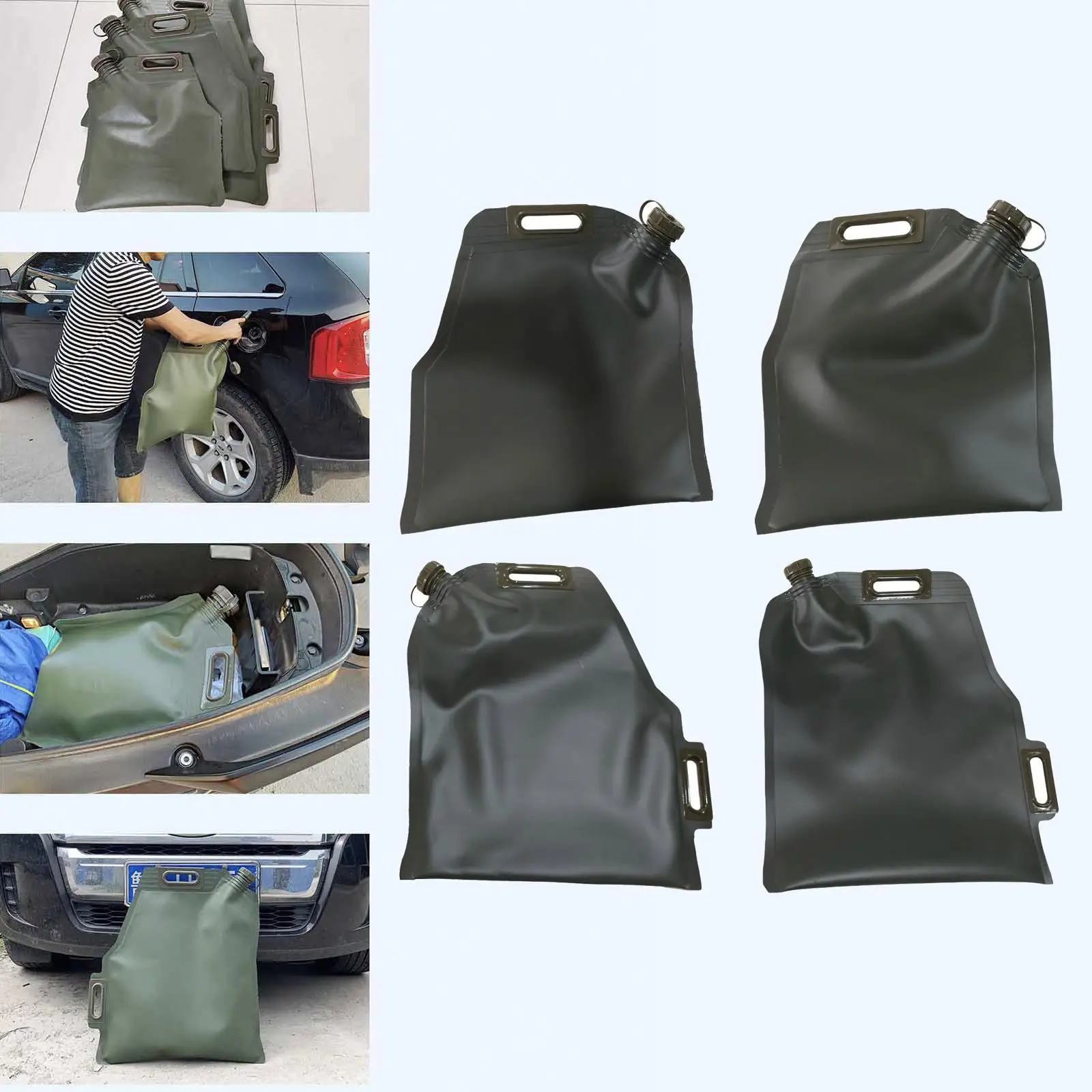

Soft Oil Bag Bladder Portable Folding Outdoor Supplies Sturdy Oil Fuel Tank