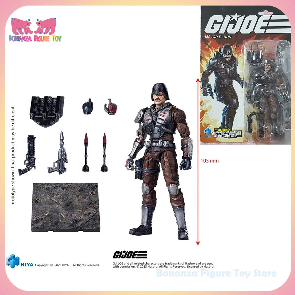 

New 1/18 Hiya Model 2025 Exquisite Mini Series G.I.Joe Major Bludd Action Figures Room Design Ornament Custom Genuine Toys Gift