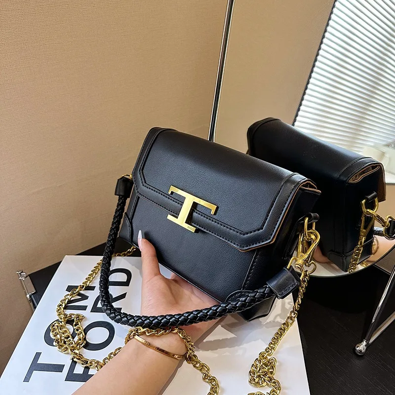 

2025 Summer Latest Release! Women's Retro - Style Chain Bag - Fashionable Small Square Shoulder Messenger Bag, Adjustable Strap