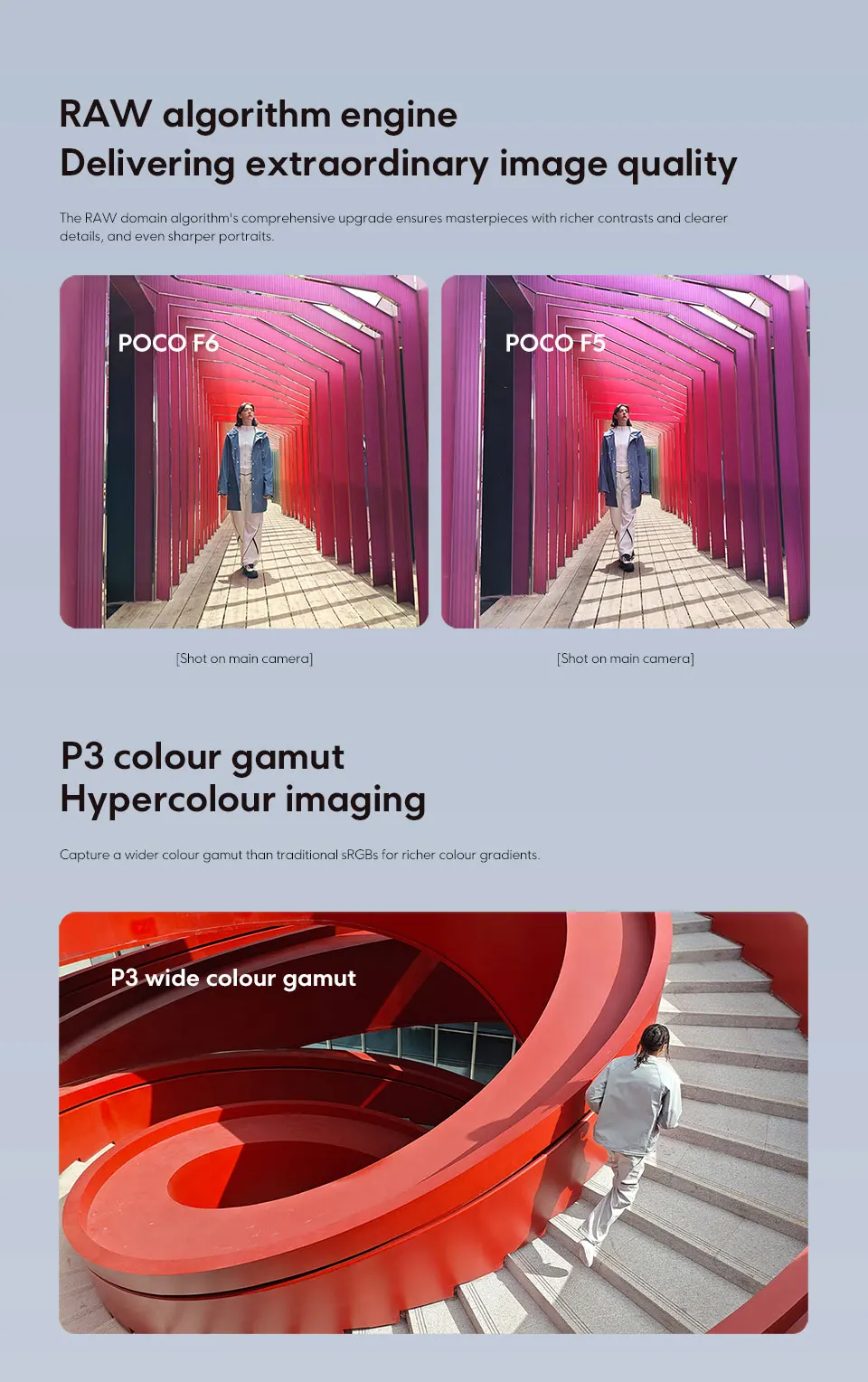 POCO F6 Smartphone Snapdragon®8s Gen 3 50MP Camera 6.67" 1.5K 120Hz DotDisplay 90W charging 5000mAh 5G NFC