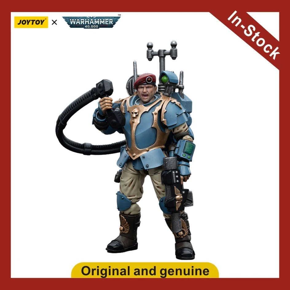 

【В наличии】Оригинальная фигурка JOYTOY Warhammer 40K Astra Militarum Vox Operator 1/18, аниме-модель, игрушки, подарки