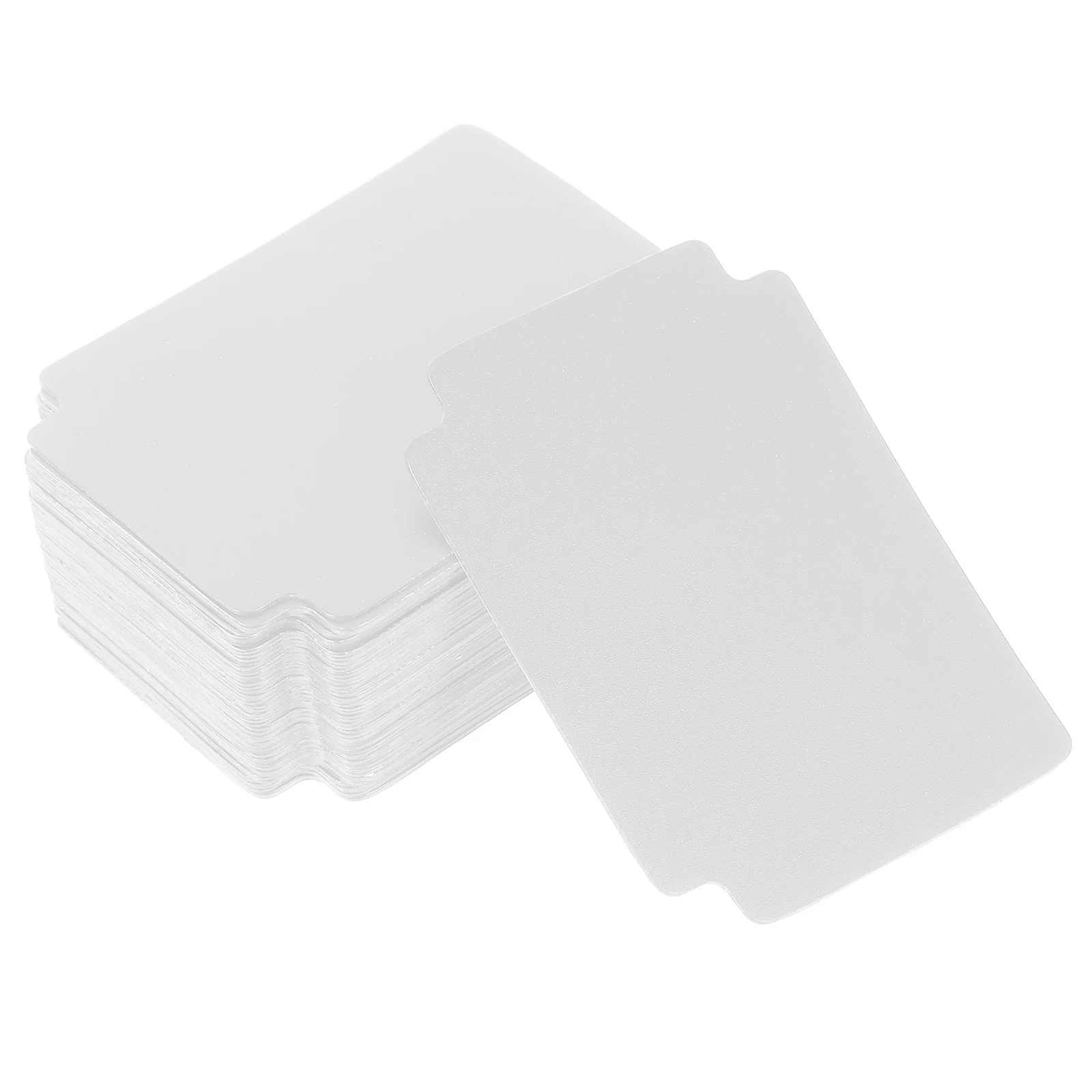 

50pcs Card Partition Board Organizer Separator Blank Tray Storage Game Trading Supplies Plastic Sorting Box Container