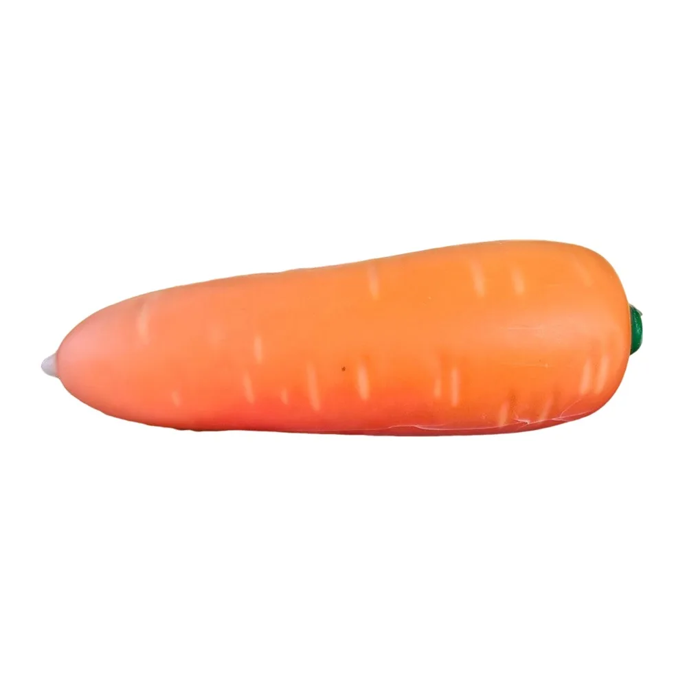 Wax Coating Carrot Squeeze Toys Sound Crispy Anxiety Relief Crunchy Vegetables Squishy Toy Hand Relax Kneading