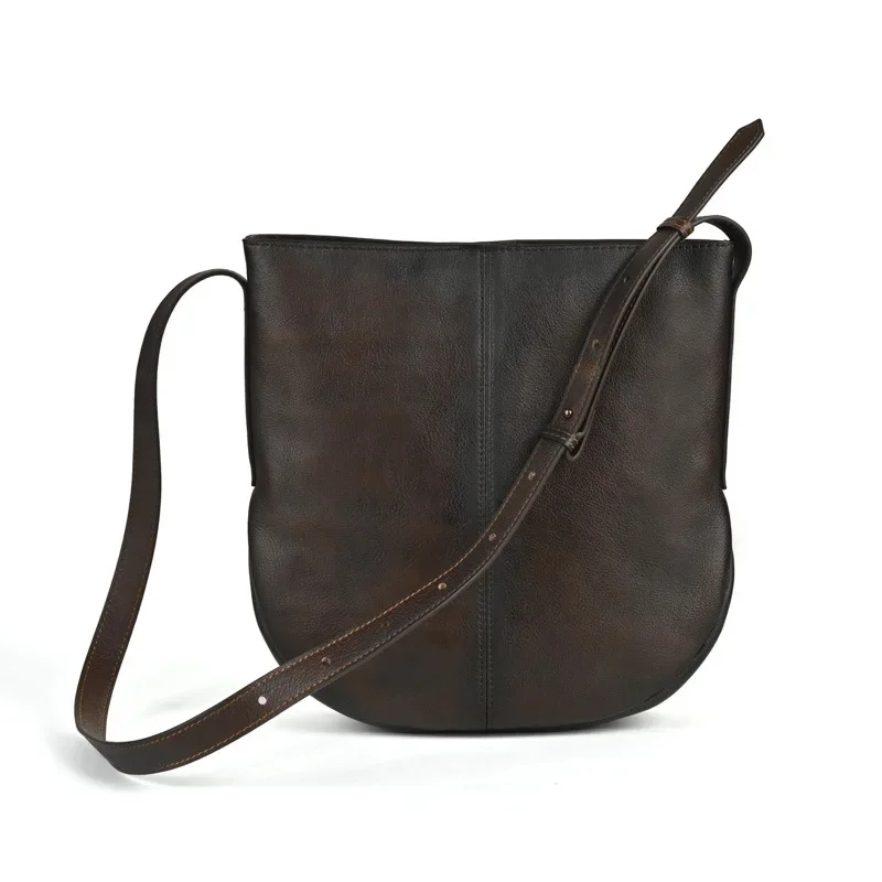 

Leather Bucket Tote Bag for Women, 2024 New Arrival,Genuine Leather, Crossbody Bag, Shoulder Bag