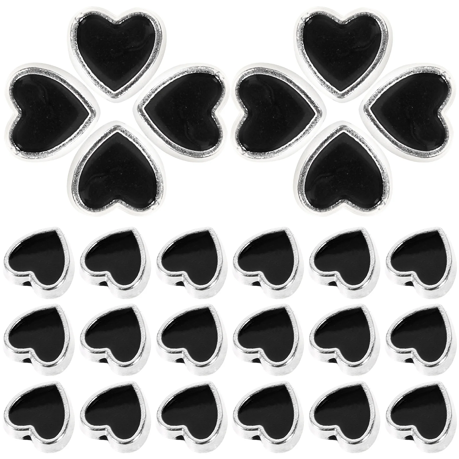 

100 Pcs Beaded Spacer Jewelry Findings Beading Making Piercing Beads Charms Key Chain