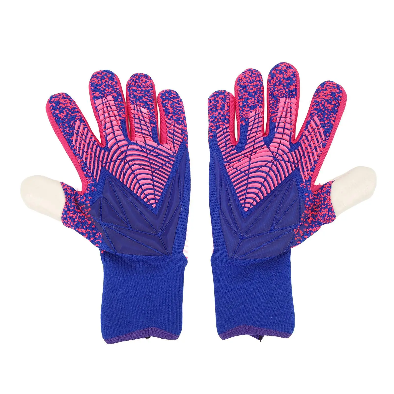 1 Pair Soccer Goalkeeper Gloves - Durable Latex, Strong Grip, Breathable & Comfortable for adult Training