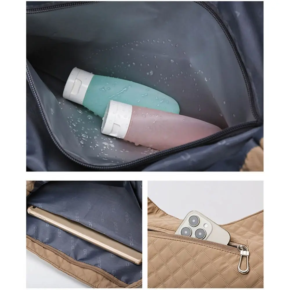 Expandable Duffle Pack New Waterproof Wet and Dry Separation Tote Bags Multiple Pocket Foldable Handbag Women