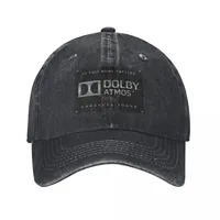 dolby atmos enhanced sound Baseball Cap Icon |-F-| Trucker Cap Women's Hats 2025 Men's