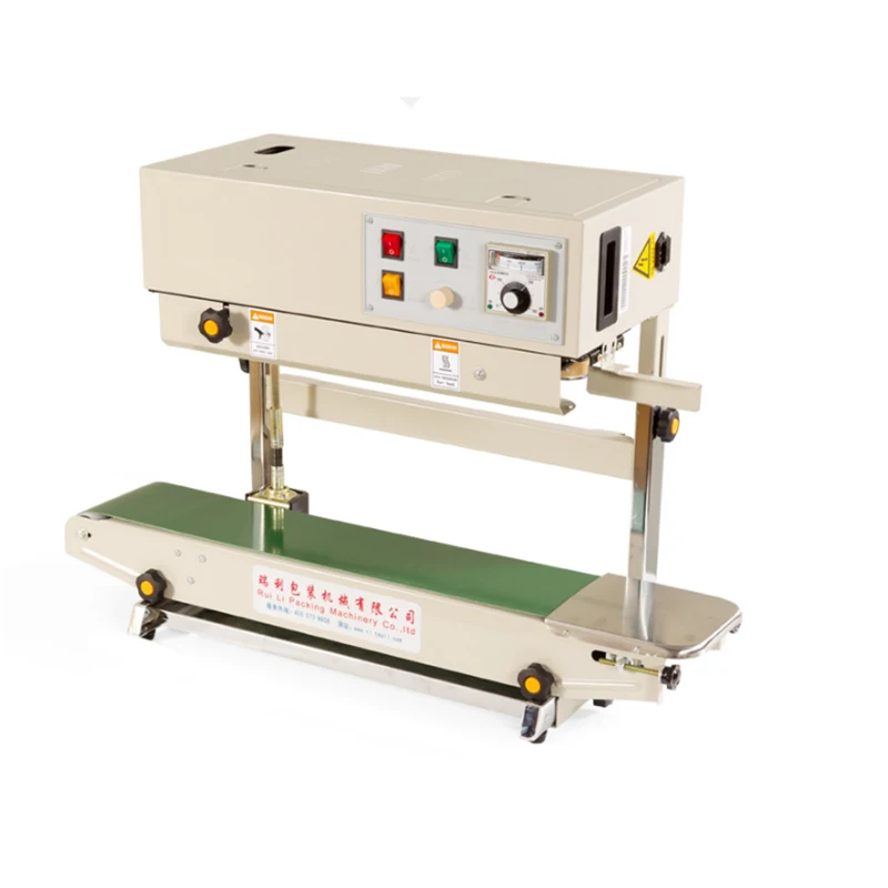 Automatic Vertical heat sealing machine Plastic Bag Sealing Machine With Conveyor FR-900