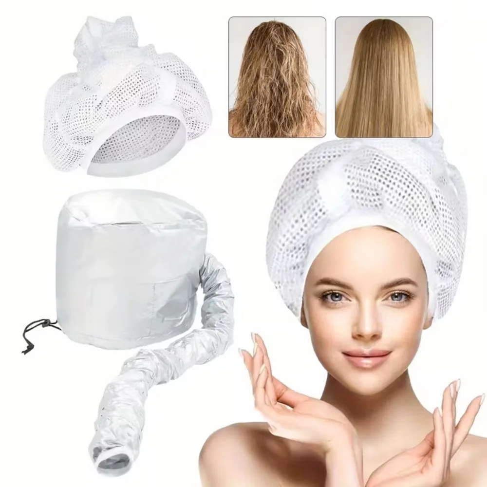 2Pcs Dry Hairs Cap Adjustable Net Plopping Cap Hair Tools for Drying Curly Hairs Mesh Hair Drying Soulta Net Plopping Bonnet