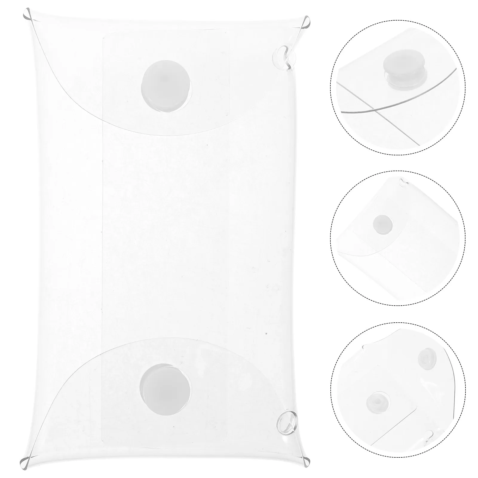 5Pcs Clear Figures Storage Bag Transparent PVC Display Holder for Action Figures Collections Organizing Boxes Clear Display Case