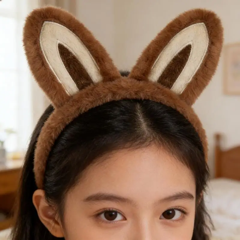 

31BF Soft Rabbit Ears Baby Headwear Comfortable Hair Hoop for Toddler Costume Parties Photoshoots Fun Accessory