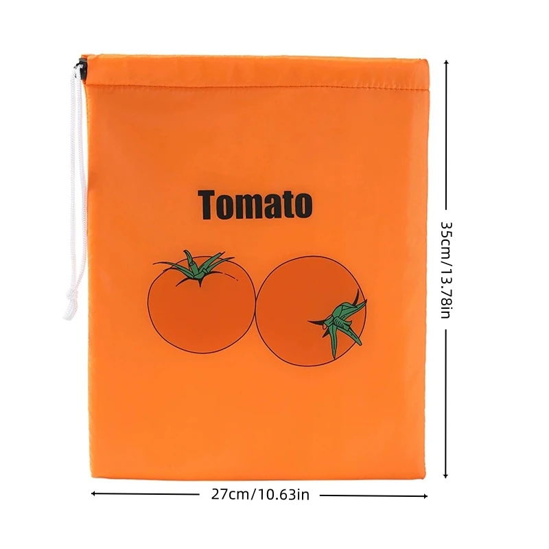 1pc Fruit Vegetables Storage Bag Drawstring Bag for Refrigerator Freshness Travel Storage Insulated Aluminum Film Bag
