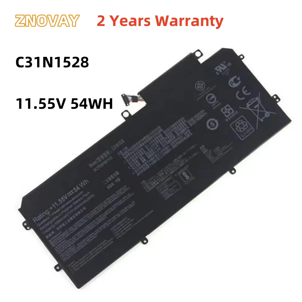 ZNOVAY C31N1528 Laptop Battery For ASUS UX360 UX360C UX360CA Series 3ICP3/96/103 0B200-02080100 11.55V 54WH/4680mAh9600mAh