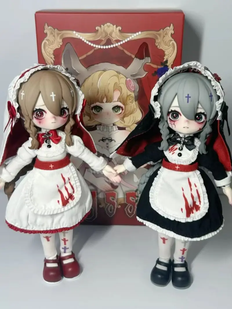 Nyssa Bizarre Nightmare Series Gothic Style Anime Action Figure 1/12 Bjd Blind Box Kawaii Surprise Mystery Doll Toy