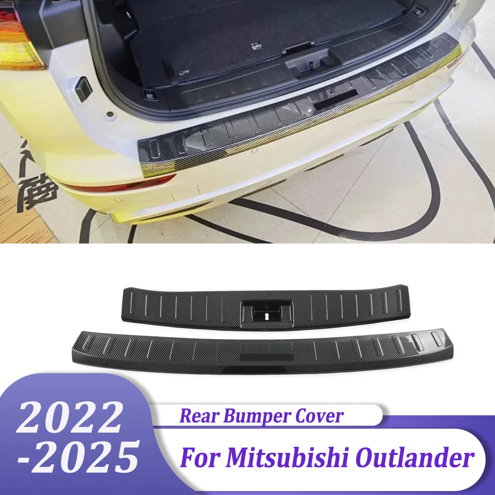 

Автомобильные аксессуары, внутренняя внешняя защита заднего бампера, накладка на порог, накладка на порог для Mitsubishi Outlander 2022 2023 2024 2025