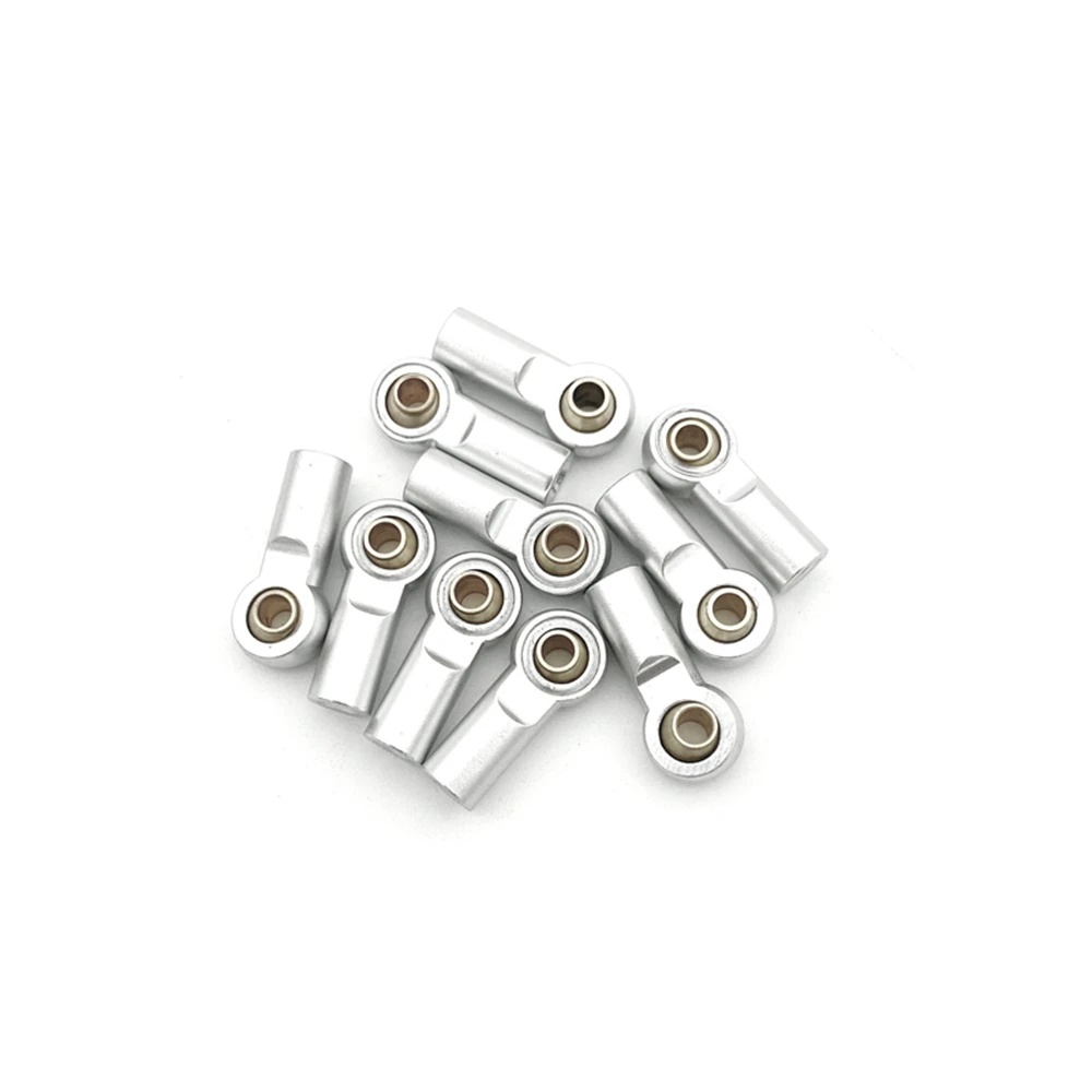 AS96-20Pcs Metal M3 Tie Rod End Ball Joint Link Ball Head For 1/10 RC Car Crawler AXIAL SCX10 Traxxas Trx4 D90 Tamiya CC01