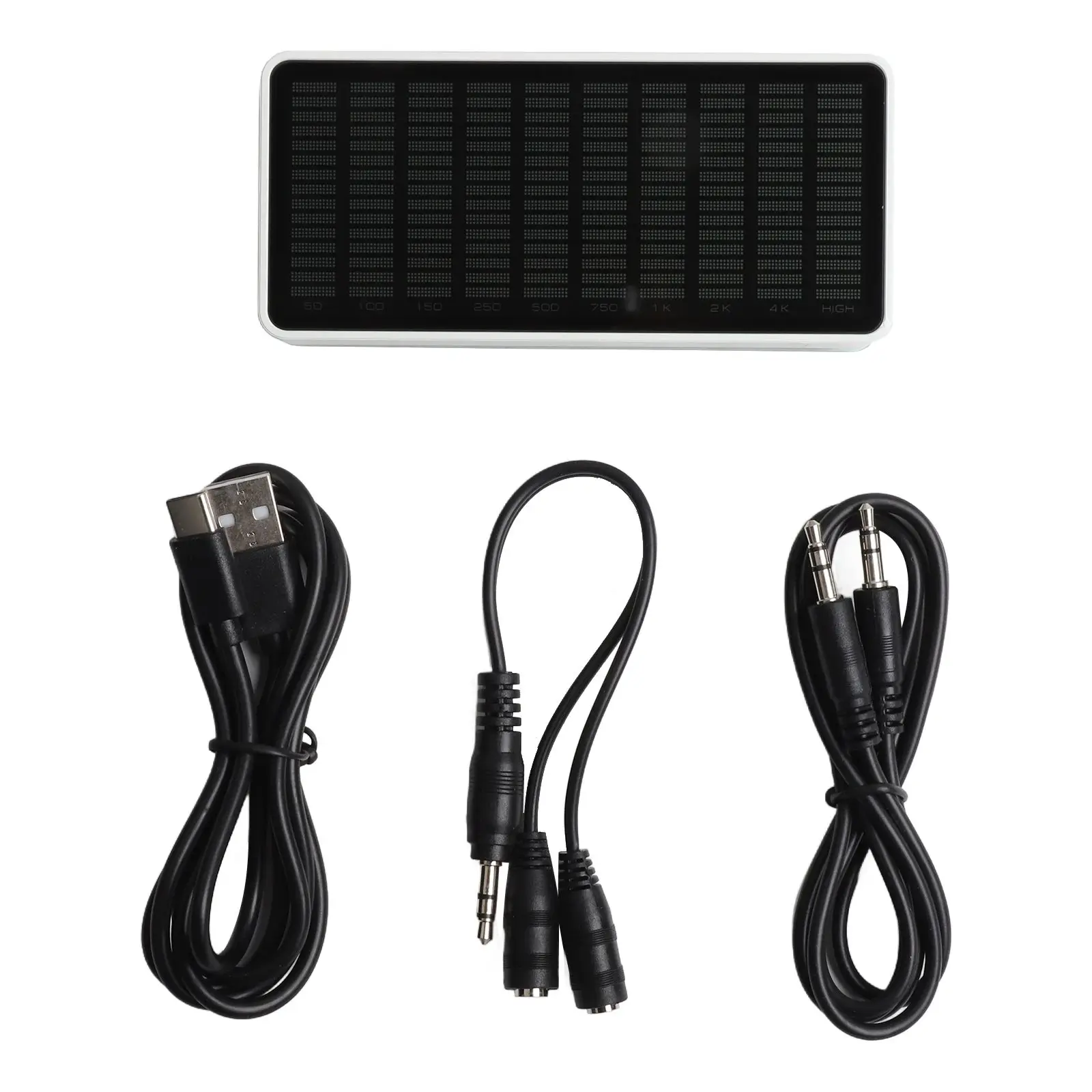 Sophisticated Audio Spectrum Display Capable of Handling a Wide Range of Frequencies for Comprehensive Analysis
