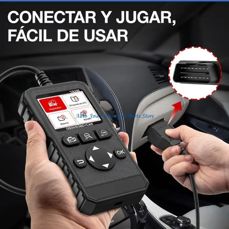 

P9FD OBD2 Считыватель кодов неисправностей Сканер Автомобильный диагностический инструмент Проверка двигателя