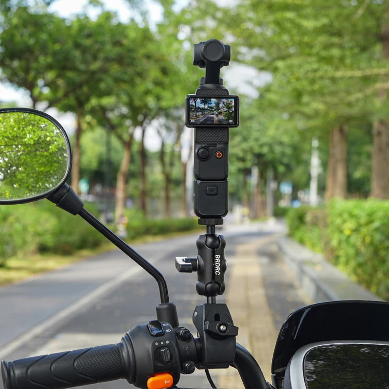 Bike Clip Mount for DJI Pocket 4/3/2,Bicycle Bracket Holder Fix Clamp Handheld Gimbal Camera Accessories