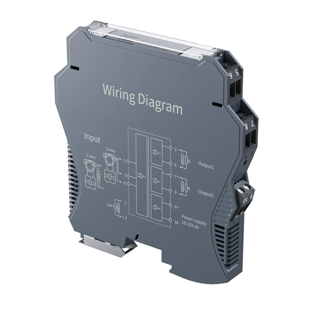 

DC Signal Isolator 4-20mA Signal Distribution Analog galvanic Signal Isolation 1in 1out