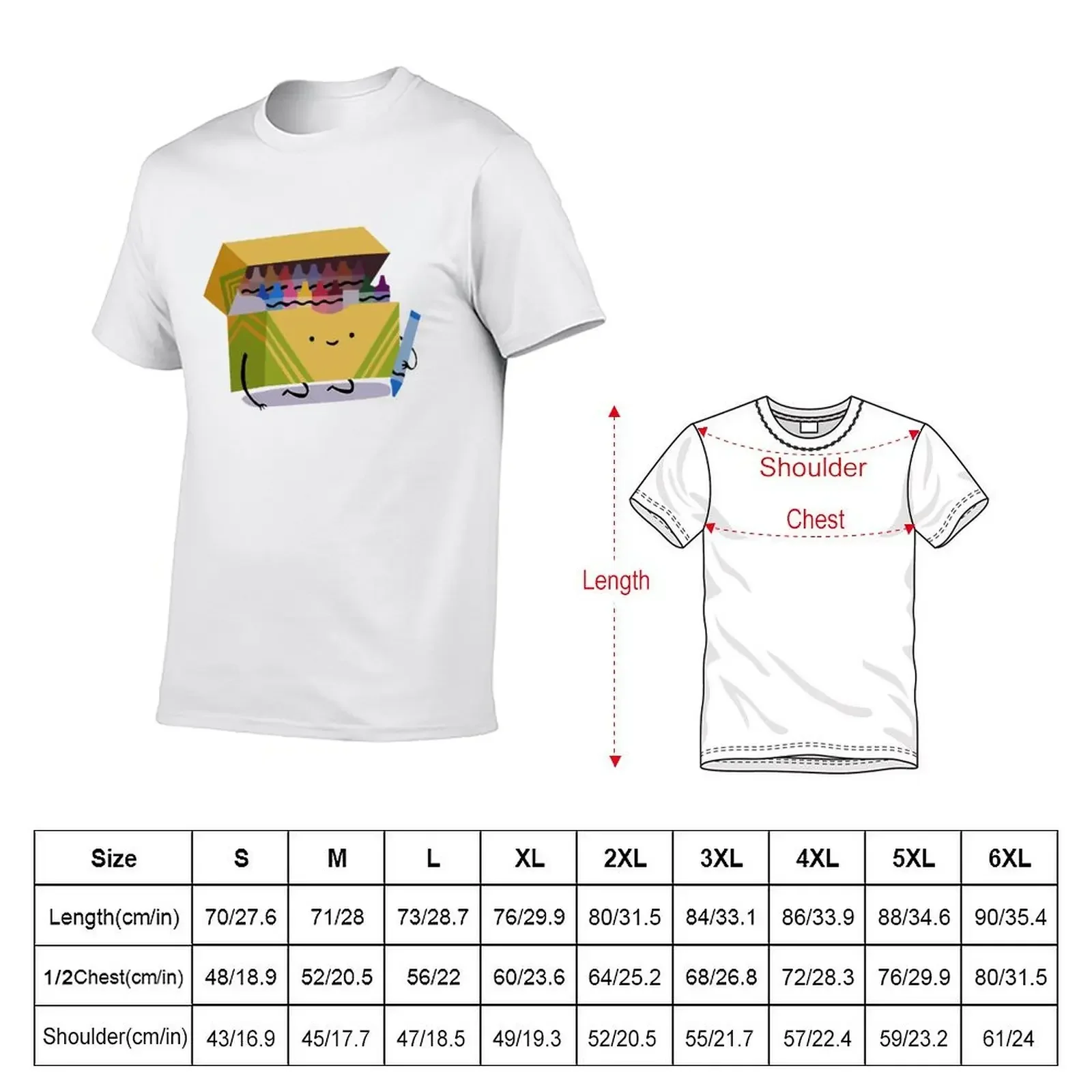 Crayon Box T-shirt vintage clothes quick-drying customs oversized mens funny t shirts