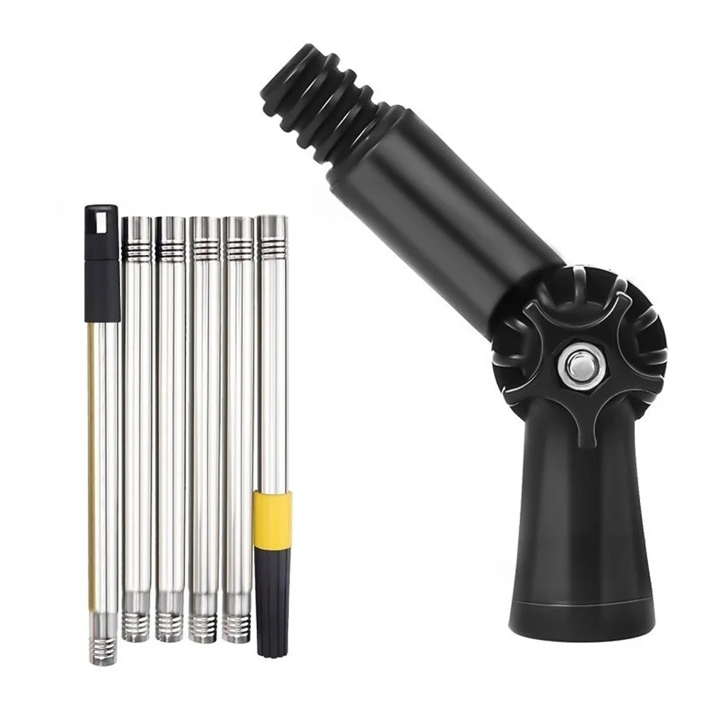 1 Set 180 Degree Rotatable Head For Window Cleaning And Sink Maintenance Lightweight 111 Gutter Cleaning Tool Accessories